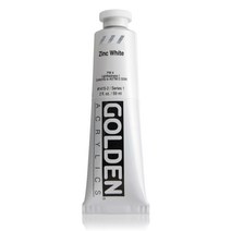 골덴 아크릴물감 H.B 60ml S1 Zinc White