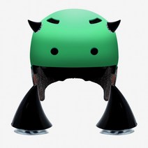 3D 입체 포인트 부착식 악세사리 악마뿔 미니 블랙 낱개1개 헬멧 오토바이크 자동차량 등, 상세페이지 참조