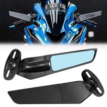 가와사키 오토바이 미러 수정된 윈드 윙 조정 가능한 회전 ZX10R, 04 L With turn light