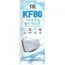 가드맨 안심 황사마스크 대형 KF80, 30개입, 2개