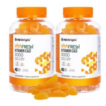 엔젯오리진 비타프레쉬 비타민 C&D 3000mg x 100구미x 2통, 2개