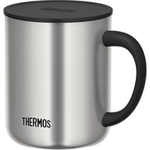 써모스 진공 단열 머그컵 350ml 블랙 JDG-350C BK, 보통, 450ml, 스테인리스