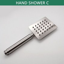 매립 벽걸이 블랙 샤워 세트 샤워부스터 매트 핸드 샤워 스테인레스 스틸 브러시 니켈, c 샤워