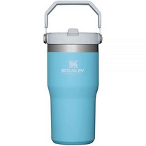 스탠리 스플로우 스테인리스 스틸 텀블러 빨대 포함 알파인, 64oz, Pool