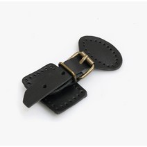 청동 통가죽 사시꼬미-10cm 블랙 퀼트 프랑스자수, 청동 통가죽사시꼬미 10cm-블랙