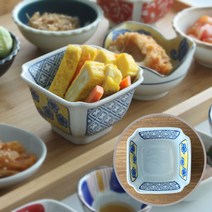 [FR] 일본풍 도자기 찬기 (아사미_팔각 노란찬기)