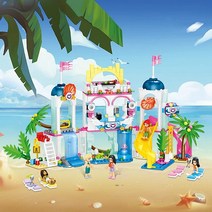 호환블럭 41430 신제품 하트레이크 시티 리조트 워터파크 프렌즈 67043 중국 호환 창작