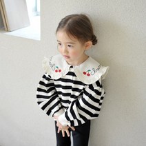 23봄 모모앤 체리 카라 맨투맨