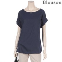 블루종세일 한정수량/패플단독 블루종 린넨 가오리 주름소매 블라우스_B2006BL166B