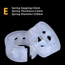 TTC 우레탄 완충기 승차감UP 코일스프링 쇼바보호 롤링감소 자동차 2 피스 충격 흡수장치 자동 버퍼 범퍼 파워 A/B/C/D/E/F 타입 스페이서 용충격 흡 349EA 9 호환, 05 E Type, 1개