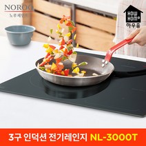 하우홈 NL-3000T / NL-3000HB 3구 인덕션 하이브리드 전기쿡탑 전기레인지, 하우홈 3구인덕션 NL-3000T 전기레인지, 방문설치