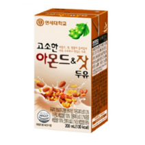 연세두유 아몬드 앤 잣 두유, 200ml, 48개
