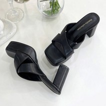 하젠 가보시 힐 샌들 뮬 RZ107