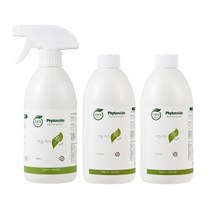 [피톤치드수] 편백나무 피톤치드 방향제 탈취제 500ml 스프레이 1개+ 500ml 리필 2개