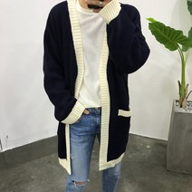 스트릿제이 롱 하찌 가디건