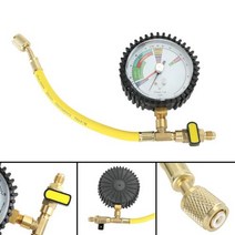 에어컨 질소 압력 게이지 레귤레이터 R134a R22 R407C R410A 용 냉매 자동차 테스터 HVAC 시스템 테스트 도구, 한개옵션0