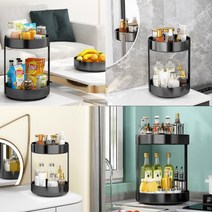 360도 자유회전선반 회전진열대 소스통정리대, 옵션명, 1단 회전트레이 30 size