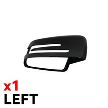 벤츠사이드미러 케이스 c-class w176 w246 w204 w212 w221 cls x156 c117, 1pc 블랙 왼쪽