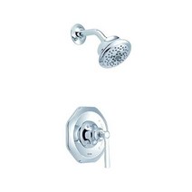Draper 1H 샤워 전용 트림 키트 및 Treysta 카트리지 1.75gpm 브러시드 니켈, Brushed Nickel