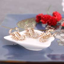 [아재리노] DW-전갈 뱃지 넥타이핀 브로치 패치 와펜 행거치프 배지