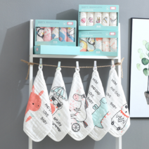 sh스타일)고리손수건 캐릭터 고리수건5종세트 손수건 아동고리손수건, 1개, C타입