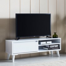 미니멀한 이케아스타일의 티비다이 원룸 거실장 KD558, 화이트AAB05