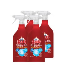 홈스타 착 붙는 락스 세정제 스프레이 750ml / 강력한 부착력, 4개입