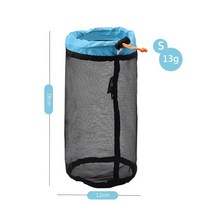 비비색 1인용텐트 초경량텐트 초경량 메쉬 보관 가방 개 침낭용 캠핑 하이킹 레이지 백에 사용 가능, S