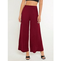 l2023신상l SHEIN BASICS 솔리드 통바지 200651