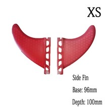 서핑 2핀 사이드 핀 빌롱 풋 플러그 서핑 보드 개 3/4 박스 다양한 크기 정리 판매 처리, 03 XS