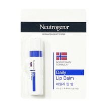 뉴트로지나 립케어 모이스처 데일리 립밤, 무색, 4g, 1개입
