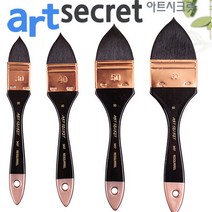 새한 아트시크릿 3457 청설모 산양모 혼모 브러쉬 수채화 동양화 라운드 평붓, 60호
