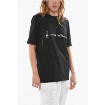 Ann Demeulemeester 프린트 AXEL 스텐다드 CREWNECK 티셔츠 2201WJE45228092