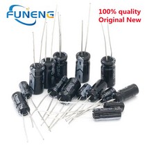 2-50pcs 10V 16V 25V 35V 50V 63V 알루미늄 전해 콘덴서 마이크로포맷 uF 220 330 470 680, 77 400V100uF 2PCS