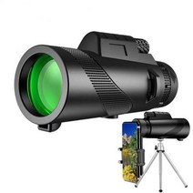 2022 Monocular 80X100 HD 망원경 전화 카메라 줌 Starscope 삼각대 휴대용 단안 망원경 야외 액세서리 도, 03 미국, 02 02 plus Phone Clip