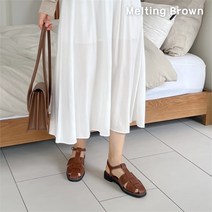 로즈블로썸 멜팅브라운 여성 캐주얼 위빙 피셔맨 샌들 2color (8970536)