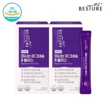 기타 베스처 마시는 마그네슘 B 플러스 2박스 x 15포 체리맛 액상형, 없음