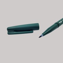 일본산 펜텔 PENTEL 고급 만화 캘리그라피 캘리붓 붓펜 서예 검정색 잉크 중필