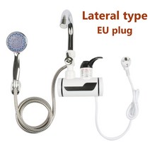 전기순간온수기 소형전기온수기 상향식 휴대용 순간 미니 전기 온수기 dmwd electric instant hot water faucet water heater fast with, 측면형 모델 a, 협력사, 110v 미국 플러그