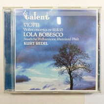 (중고CD)(MADE IN BELGIUM) VIOTTI VIOLIN CONCERTO/ 비오티 바이올린 협주곡 22번 23번/ 롤라 보베스코/ 음반 상태 NM