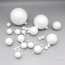 [홈앤스쿨] 스치로폼공 원형 스트로폼 스티로폼공 7mm~200mm, 09.스치로폼공 80mm