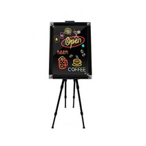[쿠이]네온보드LED 4색 사각이젤포함 (43.5cmx58cm)~22452EA+V fyhfyh*0296125pD, 1, 본상품선택