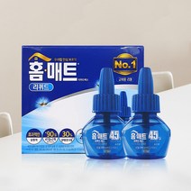 홈매트 리퀴드에스 45일 무향 교체용 리필액 2개입 트윈팩, 상세페이지 참조