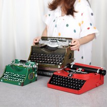 엔틱소품 레트로 타자기 모델 장식품 7080s 중국 향수 오래된 물건 상점 서점 창 장식 인테리어타자기, 9. 브라운 금전 등록기 모델 1357