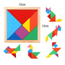 맥킨더 칠교놀이 탱그램 수학교구 칠교퍼즐 펜토미노 보드게임 W160, 단품없음