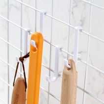 만능 네트망 고정 후크 휀스망 걸이 철망 고리 12개 세트 못대신 마스크 걸이대 타공망 모자 진열대 거치대 정리 차키 무타공 옷걸이 진열 행거 열쇠 고정