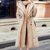 트렌치 후드 바바리 이중 패딩 점퍼 퀄리티 셔링자켓