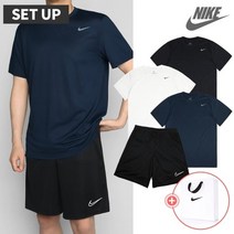 나이키 드라이핏 반팔티+반바지 쇼핑백증정