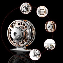 스피닝릴 낚시릴 바다 민물 전체 알루미늄 얼음 왼손오른손 얼음 휠 50mm 60mm, 낚시 릴, 3, 5000 시리즈