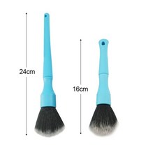 미니에어컨 소형 에어컨 이동식 이동형 수냉식 휴대용 12pcs 자동차 디테일링 브러시, 블루 세트
